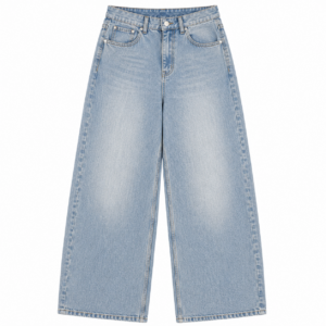 Ice Wash Wide-Leg